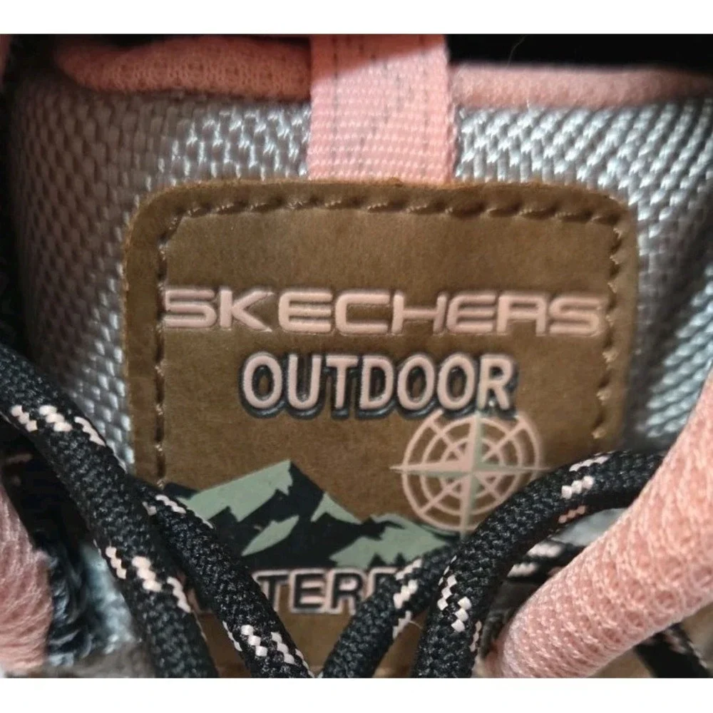 Skechers Waterproof Hiking Shoes Womens 9.5 Selmen West Highland Brown Pink
